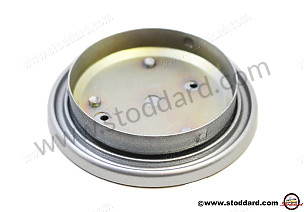 Hub Center Cap With Black Crest 911 964 924 928 944 SILVER WITH BLACK EMBLEM / SILVER WITH BLACK EMBLEM (PCG36103202)