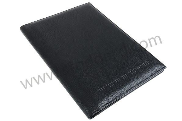 PCG48050000 - Leather Document Wallet, Black, For Porsche 911, 959, 944, 968 And 928 (1990- Onwards) for Porsche 