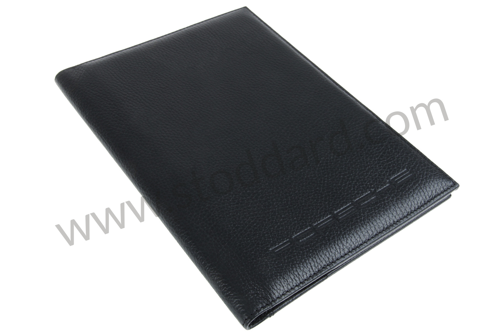 Leather Document Wallet, Black, For Porsche 911, 959, 944, 968 And 928 (1990- Onwards) 25.2 x 18.8 CENTIMETRE