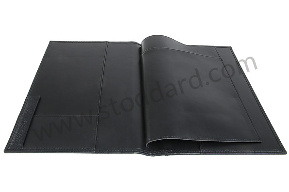 PCG48050000 - Leather Document Wallet, Black, For Porsche 911, 959, 944, 968 And 928 (1990- Onwards) for Porsche 
