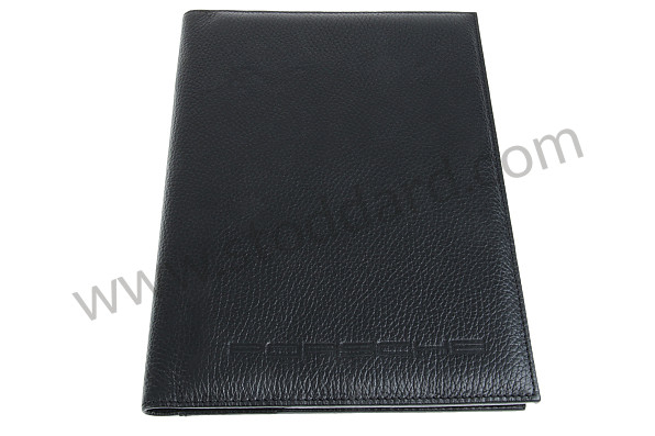 PCG48050000 - Leather Document Wallet, Black, For Porsche 911, 959, 944, 968 And 928 (1990- Onwards) for Porsche 