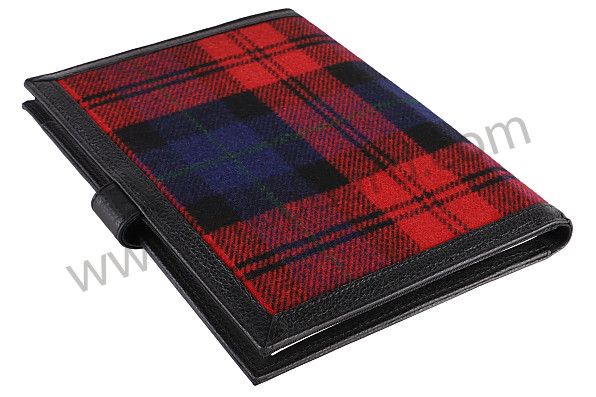 PCG48091100 - TARTAN DOCUMENT HOLDER WITH NOTEPAD for Porsche 