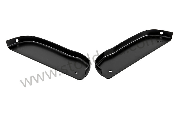 PCG55994100 - Black Rocker End Cap 911 1974-1977 With Standard / Narrow Fenders. for Porsche 