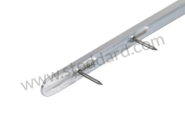 64456188100 - 36" Polished Aluminum Tack Strip Above Rear Window For 356A T2, 356B, And 356C Cabriolet for Porsche 
