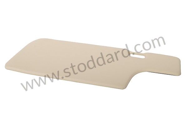 PCG73103202 - Black And Off-White Sun Visor With Mirror, Right, For 1969-1977 911 Coupe. for Porsche 
