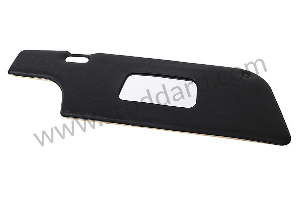 PCG73103202 - Black And Off-White Sun Visor With Mirror, Right, For 1969-1977 911 Coupe. for Porsche 