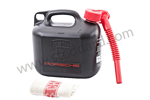 PCG80070301 - Porsche 5 Liter Utility Jug Container, With Porsche Shop Towel for Porsche 