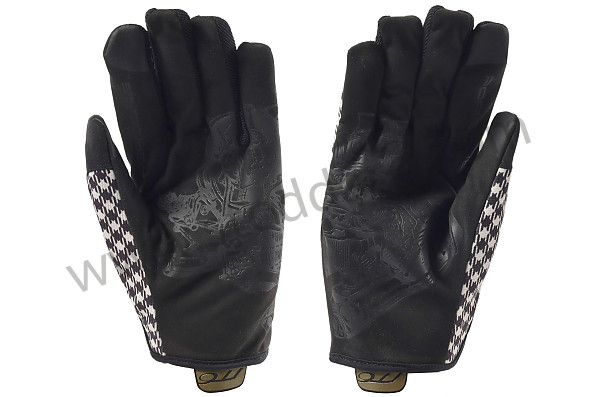 PCG901007A - 911 CLASSIC PEPITA MECHANICAL ASSEMBLY GLOVES WITH MAGNET - SIZE 7/S for Porsche 