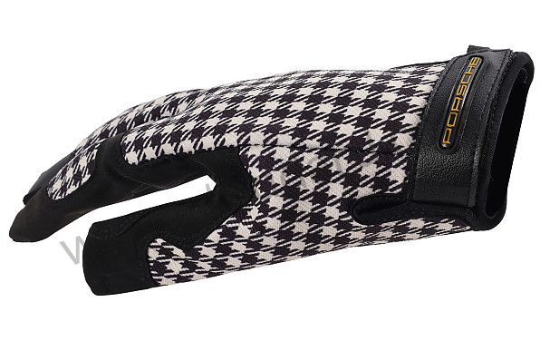 PCG901007A - 911 CLASSIC PEPITA MECHANICAL ASSEMBLY GLOVES WITH MAGNET - SIZE 7/S for Porsche 