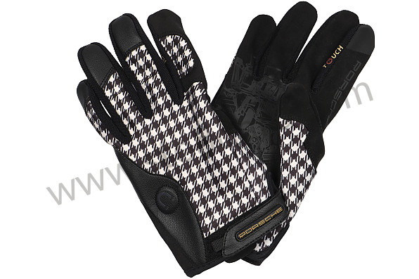 PCG901008A - 911 CLASSIC PEPITA MECHANICAL ASSEMBLY GLOVES WITH MAGNET - SIZE 8/M for Porsche 