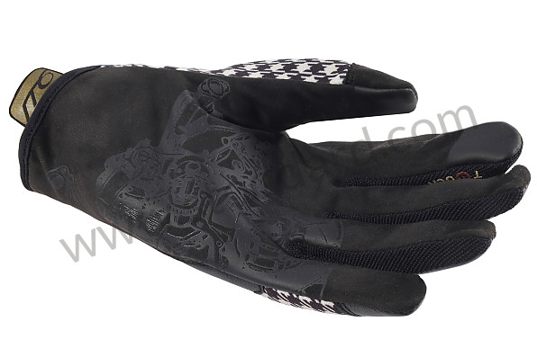 PCG901010A - 911 CLASSIC PEPITA MECHANICAL ASSEMBLY GLOVES WITH MAGNET - SIZE 10/XL for Porsche 