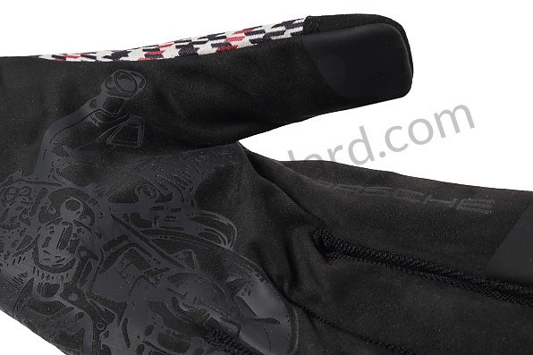 PCG901109A - 911 CLASSIC PEPITA RED MECHANICAL ASSEMBLY GLOVES WITH MAGNET - SIZE 9/L for Porsche 