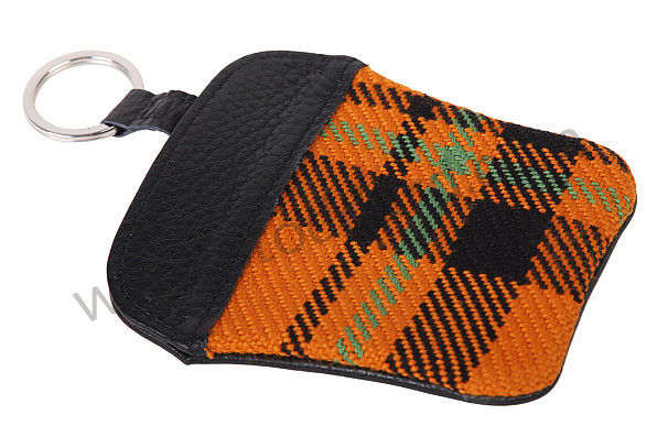 PCG91410010 - Key Case, Orange And Yellow Tartan for Porsche 