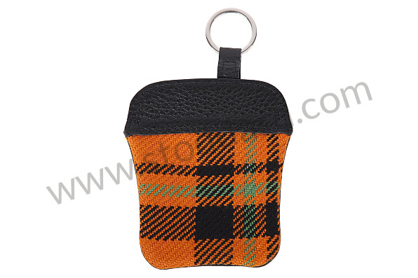 PCG91410010 - Key Case, Orange And Yellow Tartan for Porsche 