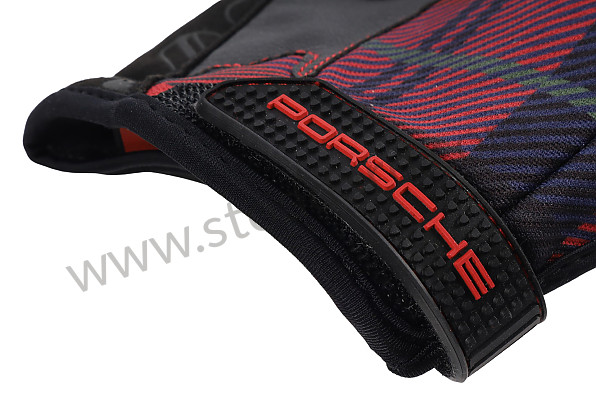 PCG930008A - MECHANICAL ASSEMBLY GLOVES 911 930 TURBO CLASSIC RED TARTAN WITH MAGNET - SIZE 8/M for Porsche 