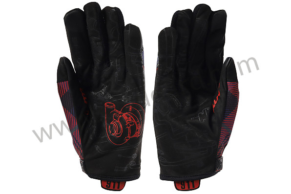 PCG930010A - 911 930 TURBO CLASSIC RED TARTAN MECHANICAL ASSEMBLY GLOVES WITH MAGNET - SIZE 10/XL for Porsche 