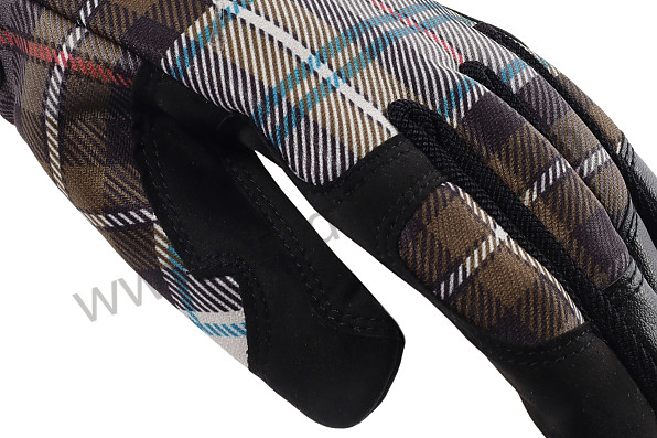 PCG930109A - MECHANICAL ASSEMBLY GLOVES 911 930 TURBO CLASSIC TARTAN KHAKI WITH MAGNET - SIZE 9/L for Porsche 