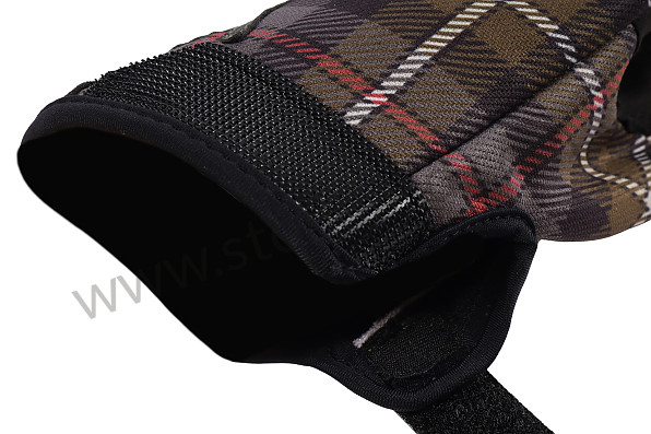 PCG930109A - MECHANICAL ASSEMBLY GLOVES 911 930 TURBO CLASSIC TARTAN KHAKI WITH MAGNET - SIZE 9/L for Porsche 