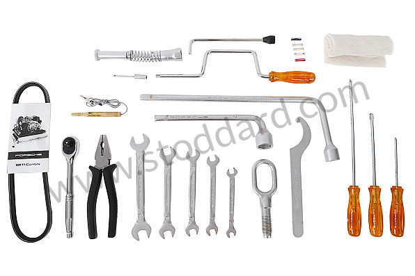 PCG93072110 - Porsche Classic Tool Kit With Bag For 911 930 1983-1989 for Porsche 