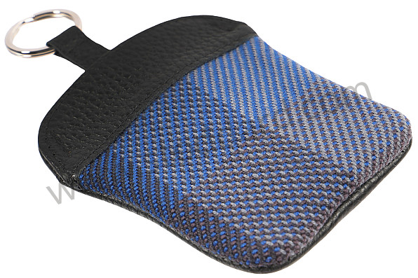 PCG96410010 - KEYRING CASE - BLUE TARTAN for Porsche 