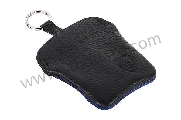 PCG96410010 - KEYRING CASE - BLUE TARTAN for Porsche 