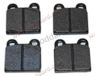 Brake Pads Set For L Caliper D30 Exclusive Stoddard / Hawk  (SIC352912HP)