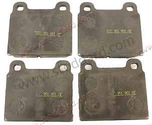 Brake Pad, S-Caliper, Stoddard / Hawk  D287  (SIC351951OE)