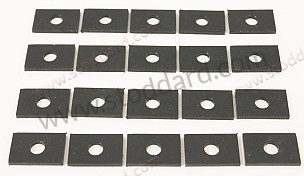 Rectangular Fender Washer Set / Reinforcing Plates For 911 912 1965-1968  (SIC50339100SET)