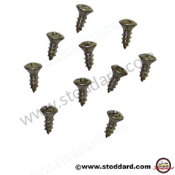 Carpet Metal Trim Strip Screw Kit 3.5 X 9.5mm 911 912 1965-1968  (SIC55100100)