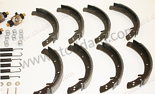 Full Drum Brake Kit (front And Rear) For 356 356A And 356B  (NLABRAKEKIT)