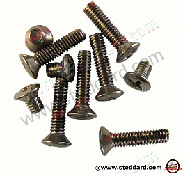 Quarter Window Latch Screw Set. 1965-1973  (SIC54300100)