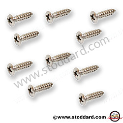 Screw Set For Carpet Trim Strip 3.5 X 16mm 911 912 1969-1973  (SIC55100300)