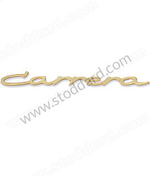 Carrera Emblem, Gold, 356 Carrera, Large, 250mm (9 7/8") - Kit Bundle  (64455932500GW)