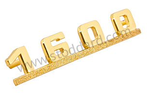 1600 Emblem, Gold, 356A And 356B T5. - Kit Bundle  (NLA55931100GW)