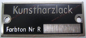 Paint Badge For Reutter Built Models - Kit Bundle  (NLA70110300GW)