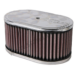 K&N Custom Oval Red Race Filter  (NLA10060000)