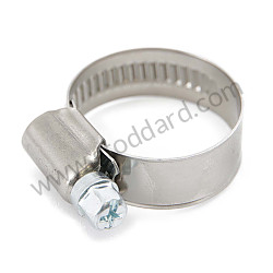 Hose Clamp  304 Stainless Steel, 5/8"-1 1/16" in (16-27mm) Adjustable  (SIC51212902)