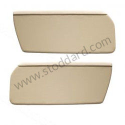 Interior Door Panel Set, Cream (very light beige) Brick-Weave for 914 1972-1974  (91455501710BGE)