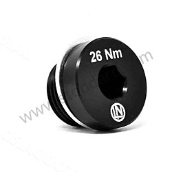 LN Billet Magnetic Drain Plug For 911 2005-12 18x1.5 with seal.  (99730180700LN)