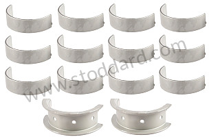 Main Bearing Set, Without Bearing No. 8 FOR 911 2.7 3.0CARRERA 75-77 REPAIR SIDE 0.25 INTERIOR / EXTERIOR STD  (91110190250)