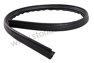 Black Side Window Seal On Convertible Top, 356 Convertible D And Roadster  (64454292941)