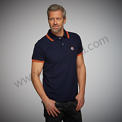 GULF POLO NAVY BLUE S MEASUREMENT (99A001001311)