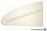 644 543 101 00 - Rear Quarter Glass, Clear, For 356 356A 356B 356C Coupe. Marked With Small Sigla
