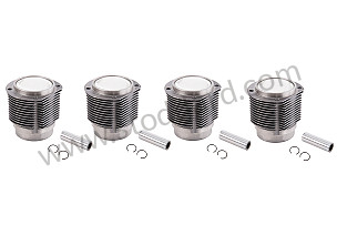 PISTONS CYLINDERS 356 1600 75 HP (SET OF 4) (1 MM COPPER GASKET REQUIRED FOR 356A-B)  (A61610390601)