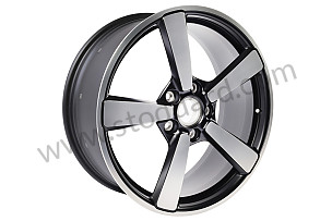 ALLOY WHEEL MATT BLACK  (992601025BEJE1)