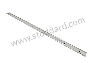 Wide Aluminum Trim Strip Against Carpet  (64455111700)