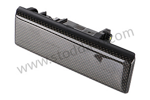ASHTRAY carbon / carbon (A35) / CARBON / OPTION: REAR SECTION OF CENTRE CONSOLE IN CARBON (Option code: IXMJ) (99755398201A35)