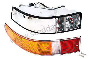 COMBINED LIGHTS CHROME / CHROME / METAL / REAR LEFT (99A001008221)
