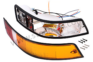 COMBINED LIGHTS BLACK FRAME / ORANGE / ORANGE / PLASTIC / REAR RIGHT (99A001008228)