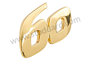 60 Emblem, Gold, For 356B T6  (64455930406)